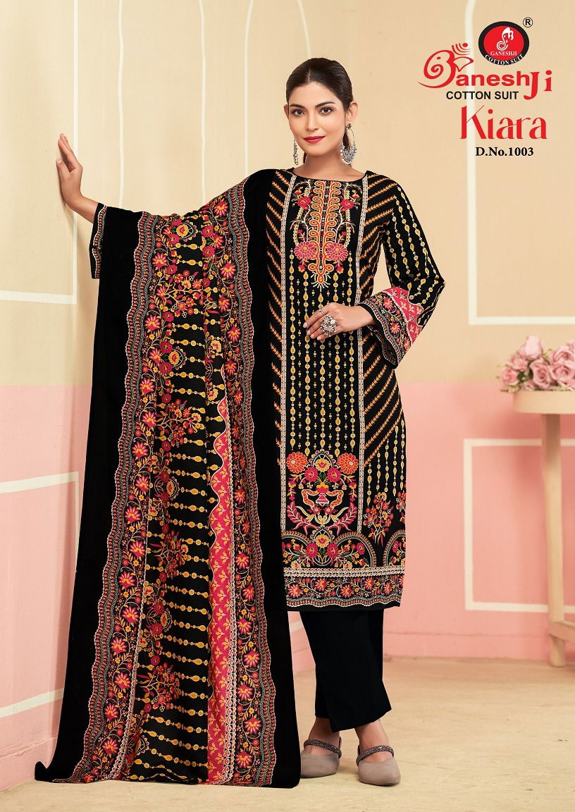 Kiara Vol 1 By Ganeshji Cotton Printed Dress Material Wholesalers In Delhi